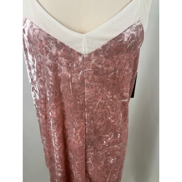 NWT Velvet Slip Dress Size‎ M Romantic Feminine 90s Y2K Club Nightlife Sexy Pj's - Picture 4 of 9
